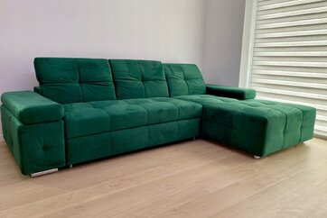 sedačka BOSS - smaragdově zelená